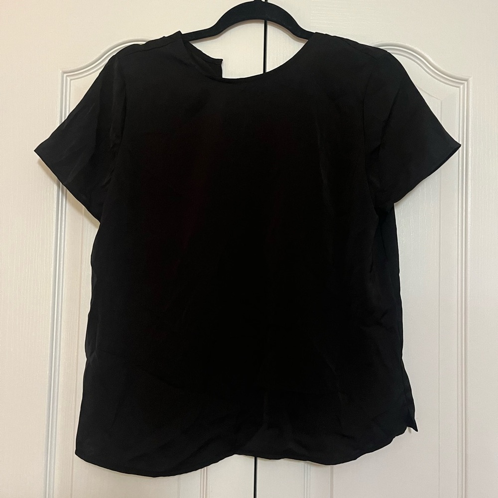 Black Chiffon Blouse